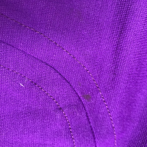 Vintage 60s | MOD Purple Twiggy Space Age GoGo MCM Micro Mini Scooter Dress | S