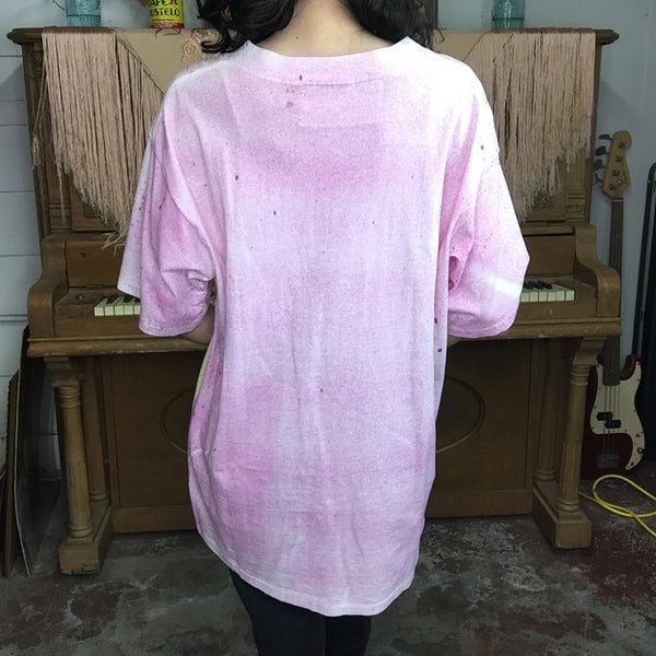 VTG 80s 90s | Southwestern Puffy Paint Boho Hippie Tee T Shirt | Free Size