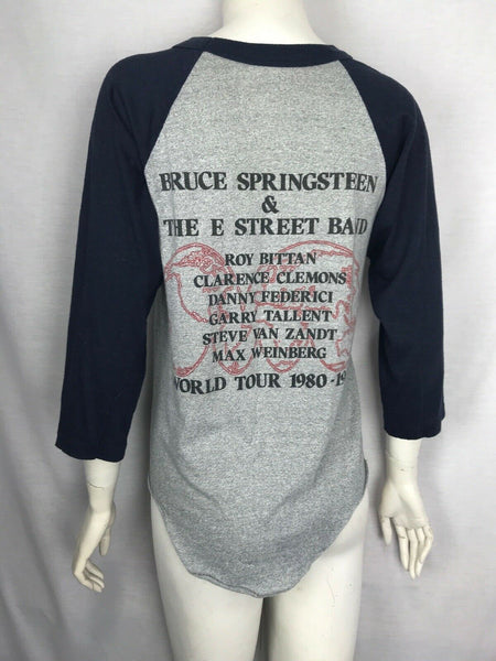 Vintage 80s 1981 Bruce Springsteen E Street Band Concert Tour Rock T Shirt Tee S