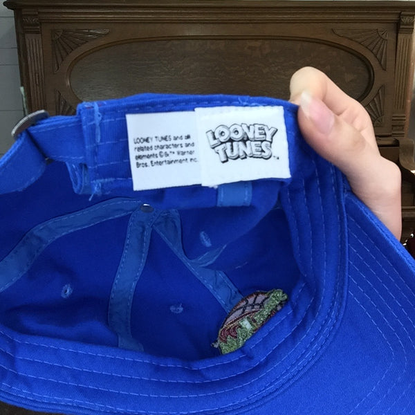 VTG 90s | Space Jam Looney Tunes Strapback Hat Cap Blue Warner Bros