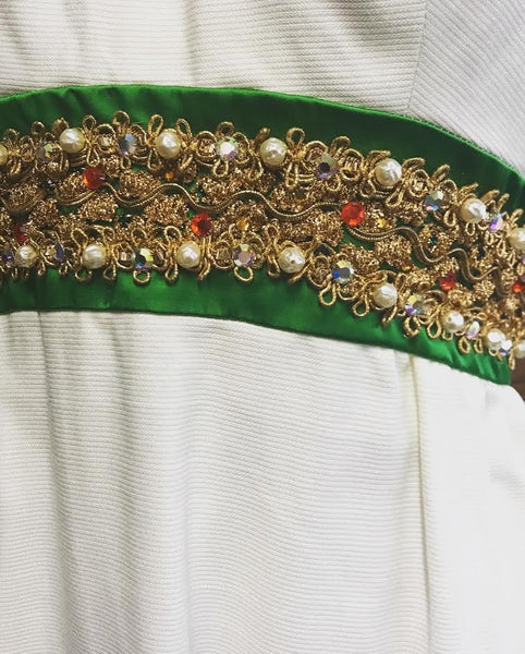 Vintage 60s 70s Mod Mid Century Maxi Prom Party Wedding Cocktail Beaded Cut Out Back Dress XS