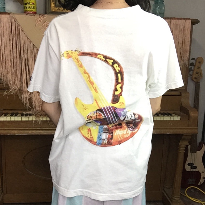 Vintage 90s | Hard Rock Cafe Paris T Shirt | Size S – Fashion Time