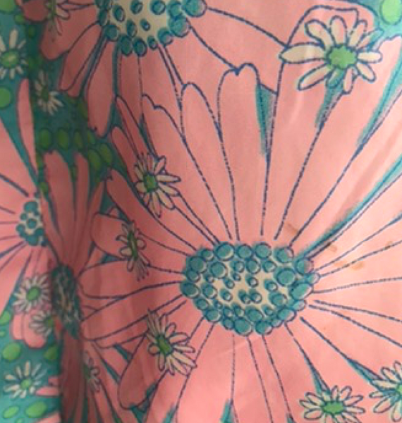 Vintage 50s 60s | Flower Power Swimsuit Bathing Suit Romper Playsuit |