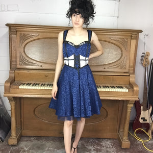 Dr Who Costume Police Box Dress Halloween Comicon Hot Topic Party BBC | Size L