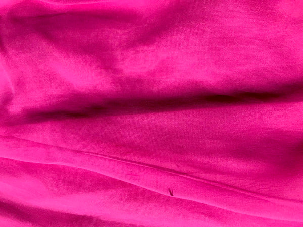 Vintage 60s 70s | Groovy Pink Balloon Sleeve Empire Waist Mod Maxi Dress | XS