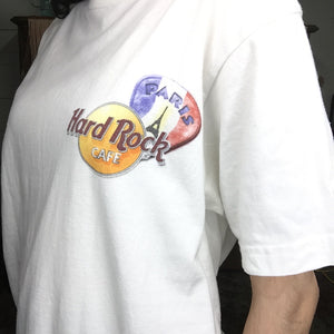 røgelse Moske komme til syne Vintage 90s | Hard Rock Cafe Paris T Shirt | Size S – Fashion Time Machine
