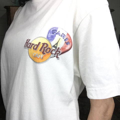 Vintage 90s | Hard Rock Cafe Paris T Shirt | Size S