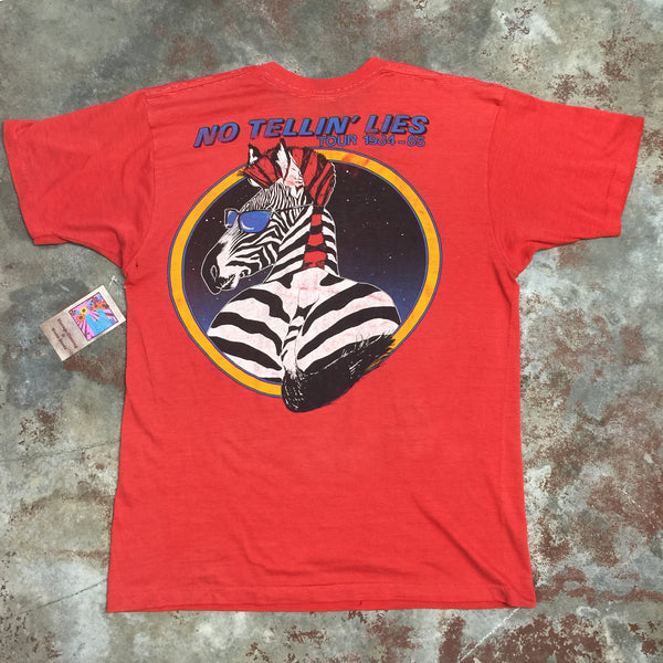 Vintage | ZEBRA Band No Tellin' Lies 84/85 Tour Original Concert T Shirt | L
