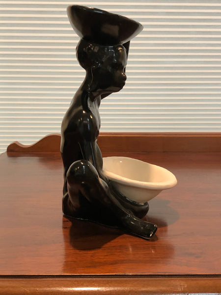 Ceramic African Man Figurine