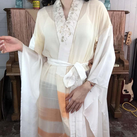 Vintage Silk Japanese Wedding Kimono