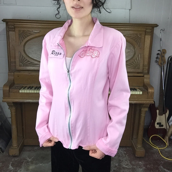 Pink Ladies Grease Rizzo Cotton Jacket Costume | Size M/L