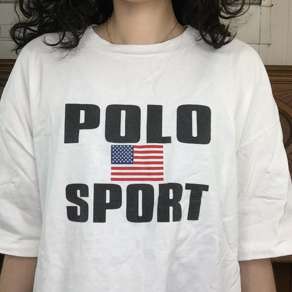 Vintage 90s | Ralph Lauren Polo T Shirt | Size XL