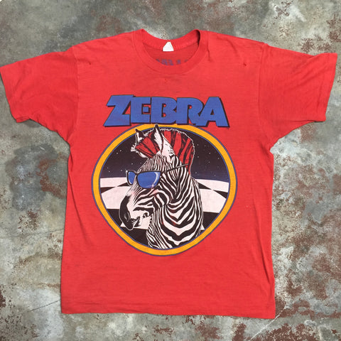 Vintage | ZEBRA Band No Tellin' Lies 84/85 Tour Original Concert T Shirt | L