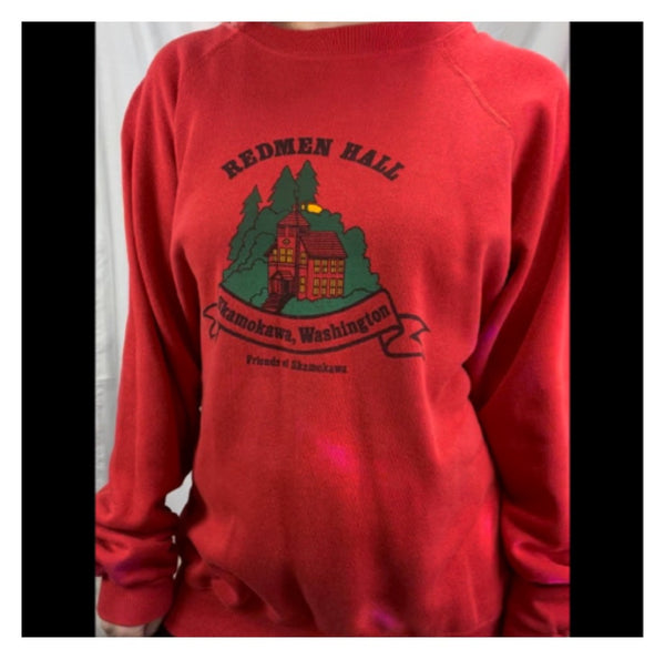 Vintage 80s 90s | Redmen Hall Souvenir Tacky Ugly Christmas Sweater Sweatshirt L