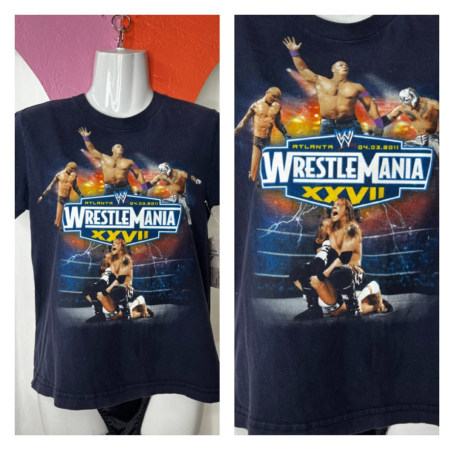 Wrestle Mania Baby Tee | T Shirt | Size XS