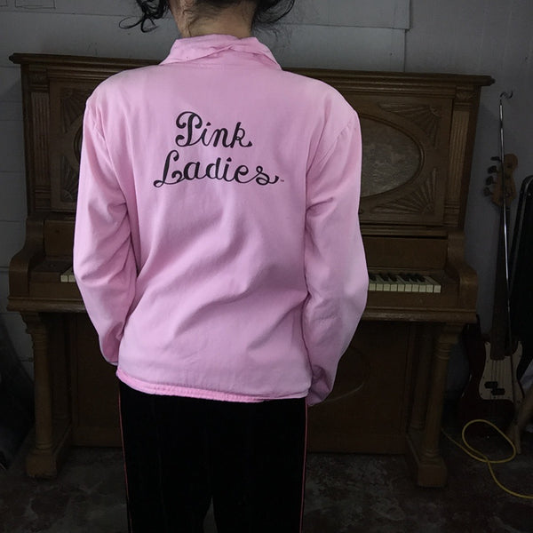 Pink Ladies Grease Rizzo Cotton Jacket Costume | Size M/L