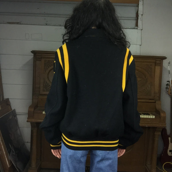 Vintage Varsity Letterman Jacket | Size L