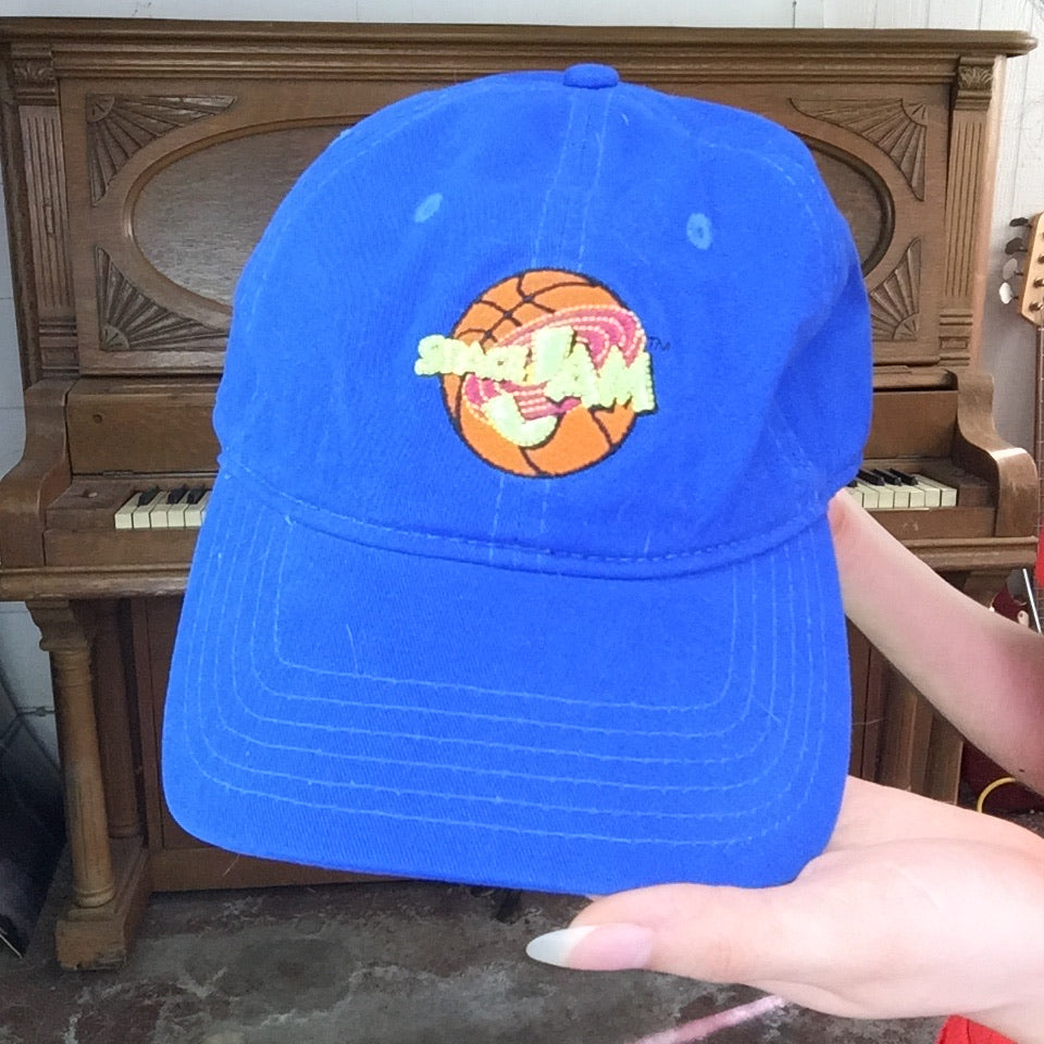 VTG 90s | Space Jam Looney Tunes Strapback Hat Cap Blue Warner Bros